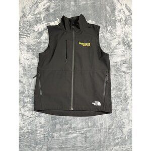 The North Face Black Softshell Vest Medium Mens Tropicana Logo